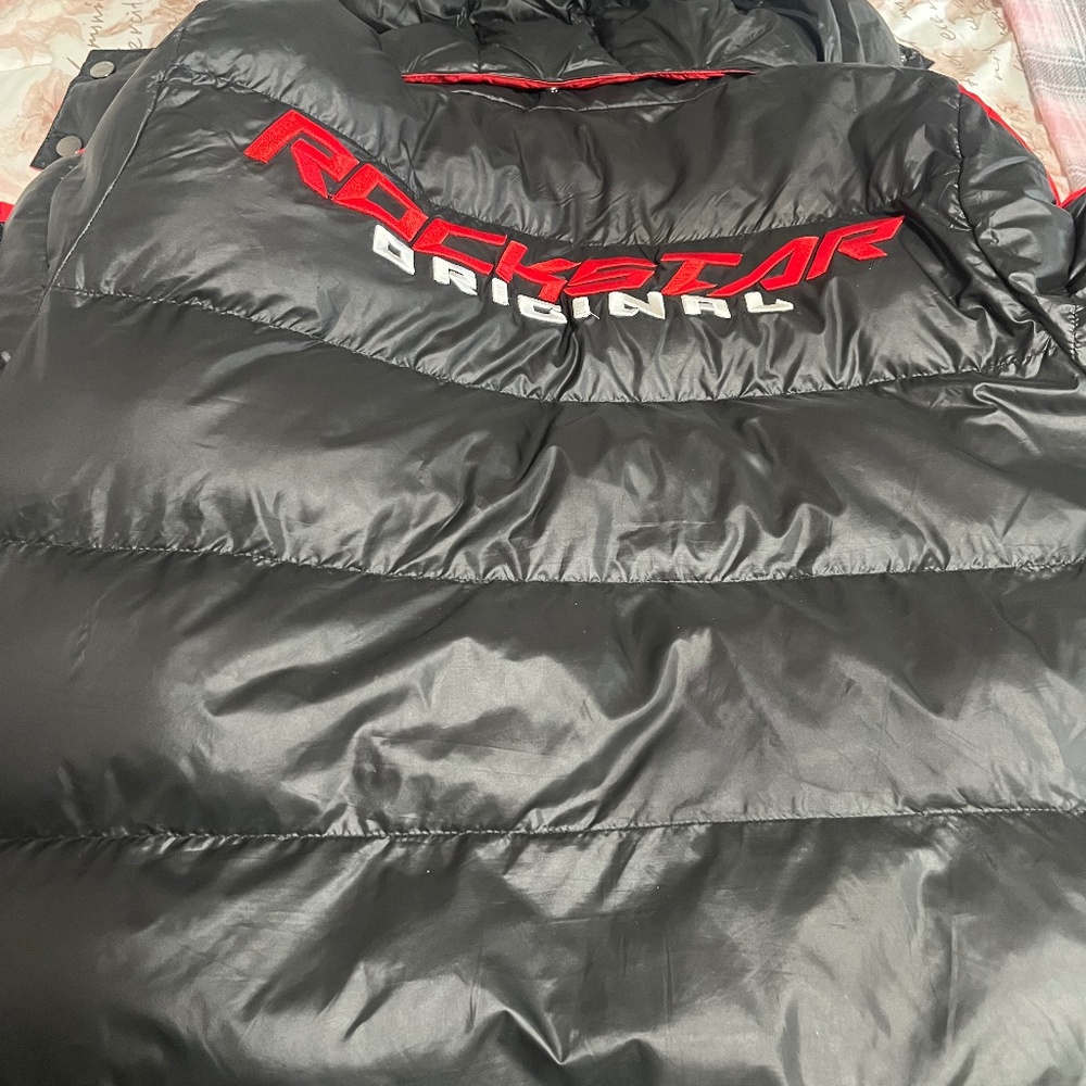 Rockstar puffer jacket gently used